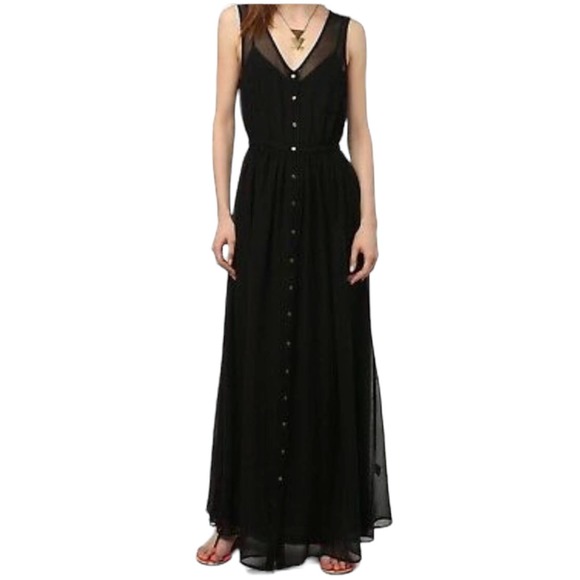 Sparkle & Fade Dresses & Skirts - Urban Outfitters Sparkle & Fade Chiffon Maxi Dress